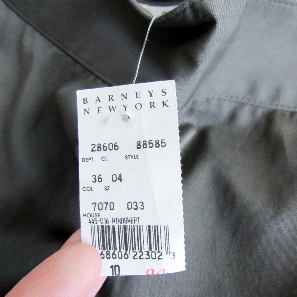 NWT! VINTAGE ULLA JOHNSON DESIGNER A LINE SKIRT SIZE-10 in Taupe Gray So Chic! - Picture 4 of 14